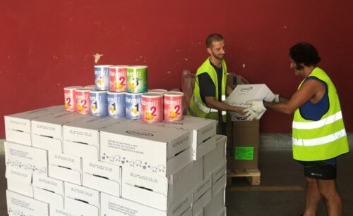 Fundació Ordesa dona 12 toneladas de alimentos infantiles al Banc dels Aliments de Barcelona