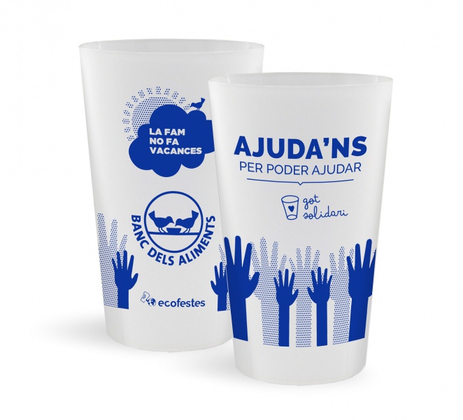 Campaña del #vasosolidario en favor de los Bancos de Alimentos