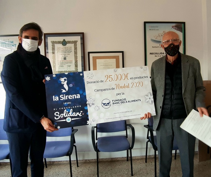 La Sirena intensifica su colaboración con el Banc dels Aliments a través de nuevas aportaciones