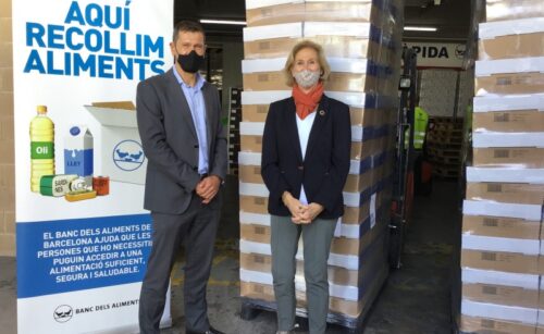 Mercadona entrega más de 68.700 paquetes de macarrones al Banc dels Aliments de Barcelona