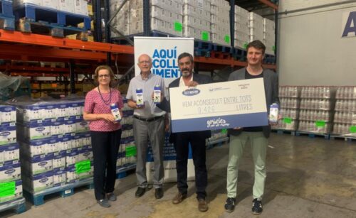 Llet Nostra y Catalunya Ràdio realizan la donación de 9.426 litros de leche al Banc dels Aliments