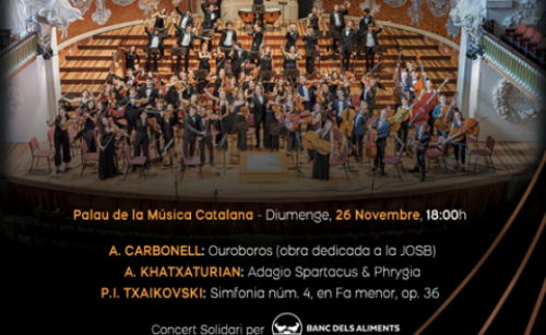 Concierto solidario de la JOSB en el Palau de la Música